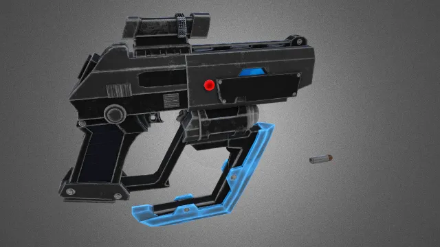 手枪 枪械 枪械模型 pbr模型 游戏模型