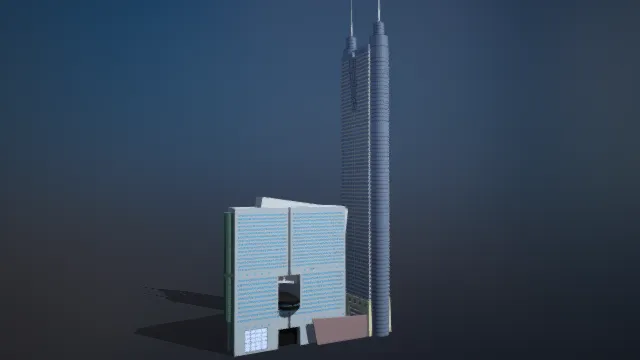 万象城 中心大厦 商城大楼 高层玻璃大楼