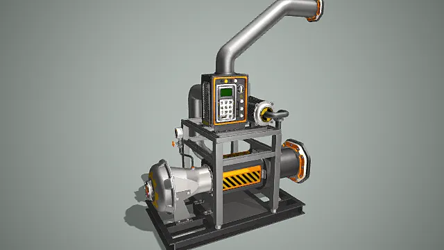现代工业机械设备 高精度机械 3D模型