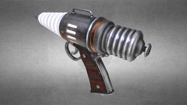 放电能量枪 枪械 武器模型 pbr模型 游戏模型