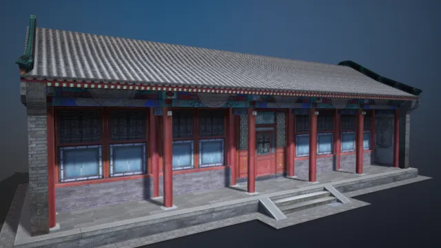 历史建筑 故宫 传统房屋 东方建筑纹理 四合院