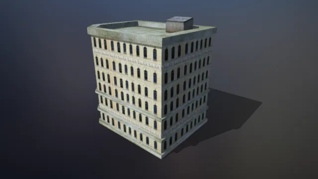 居民住房楼 西方建筑 楼房