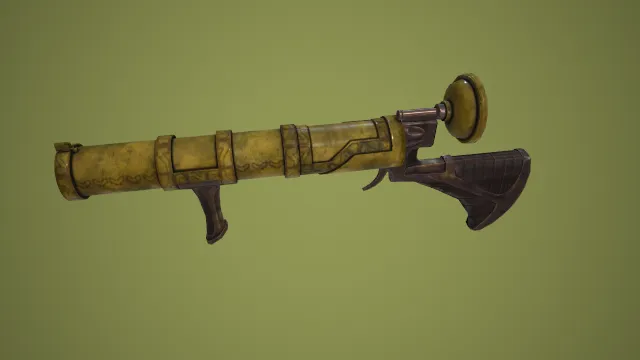 步枪(改) 武器模型 pbr模型 游戏模型