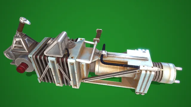 机枪 枪械 武器模型 pbr模型 游戏模型