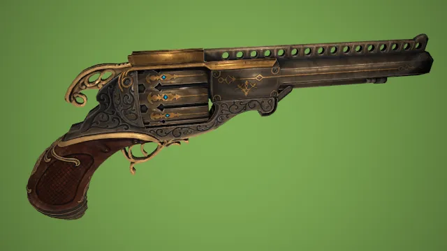手枪 武器模型 pbr模型 游戏模型