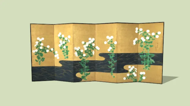 屏风 家具 写实