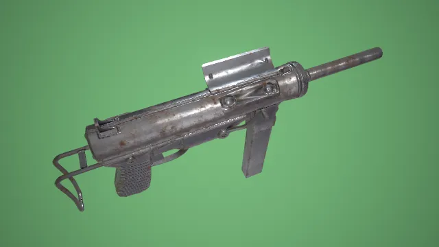 冲锋枪 武器模型 pbr模型 游戏模型
