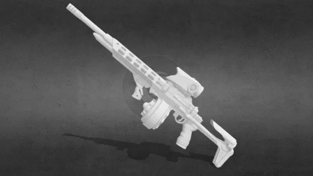 暗区突围满改MK14obj.obj