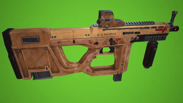 冲锋枪 武器模型 pbr模型 游戏模型