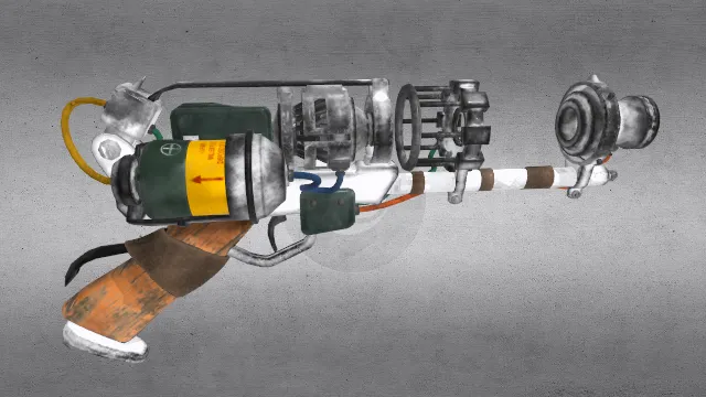 电能枪 武器模型 pbr模型 游戏模型