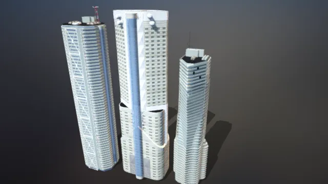 现代建筑 城市高楼 写字楼 商业集团