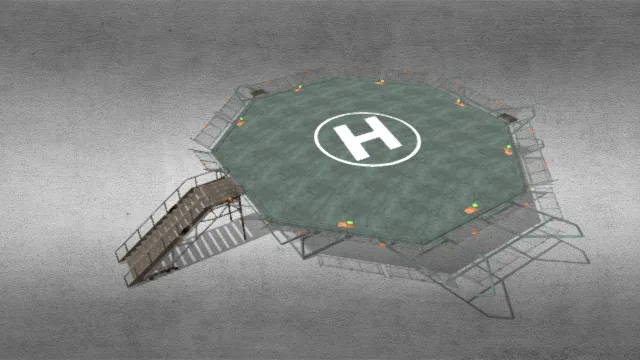 现代设施 军事 军用设施 停机坪