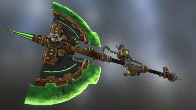 战斧 冷兵器 武器模型 pbr模型 游戏模型