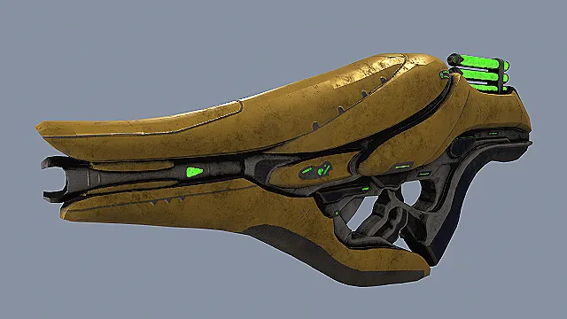 枪 手枪 能量武器 流线型 外星