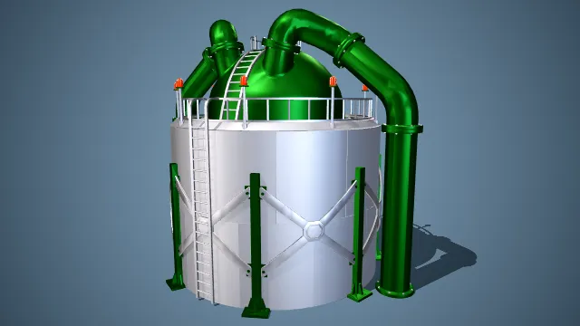 工业罐体管道集成设备