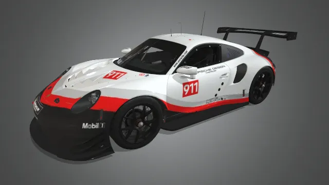 2018年保时捷911RSR跑车汽车交通工具