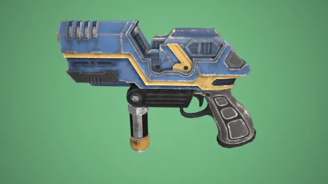 手枪 武器模型 pbr模型 游戏模型