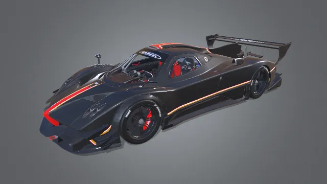 2013帕加尼zonda跑车汽车交通工具