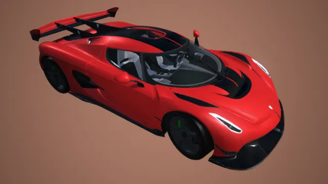 红色跑车 赛车 豪车 交通车辆 轿车 车辆内饰