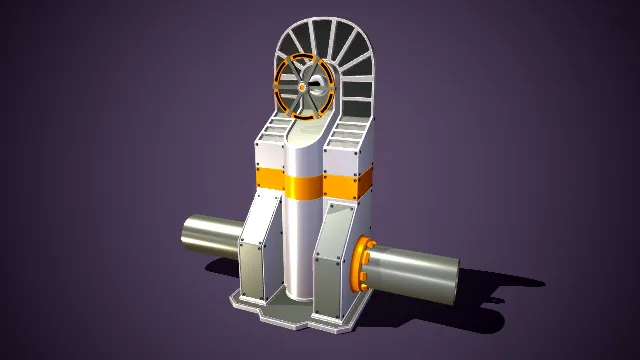 现代工业 控制阀 警示颜色 联通管道的控制机械