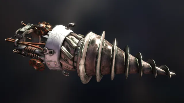 电钻 武器 pbr模型 模型 钻地机