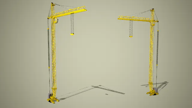 塔式起重机 建筑起重机械 模型