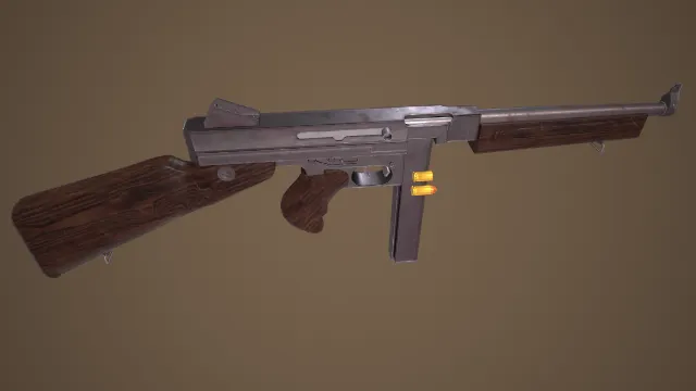 步枪 武器模型 pbr模型 游戏模型