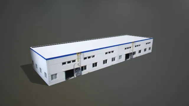 工厂 电化厂房 盐化工 现代建筑