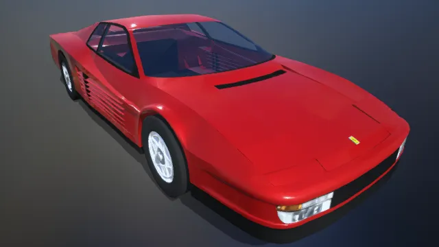 古典汽车 轿车 福特野马 豪车 红色车辆