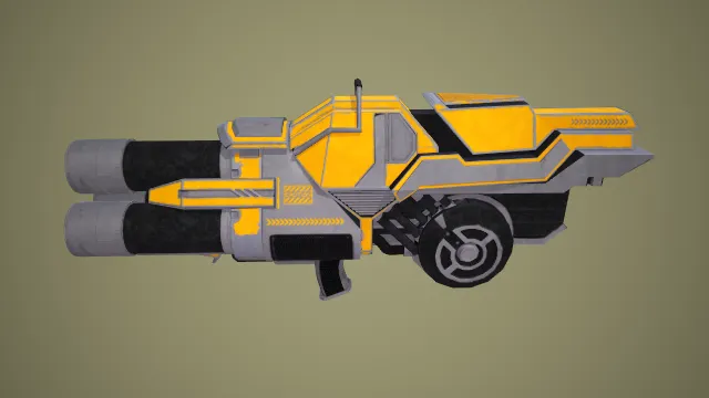 步枪 武器模型 pbr模型 游戏模型