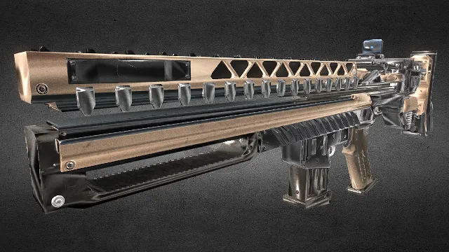 充能狙击步枪 枪械 武器模型 pbr模型 游戏模型