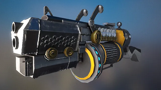 充能炮 枪械 武器 武器模型 pbr模型 游戏模型