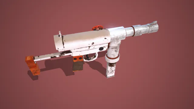 冲锋枪 武器模型 pbr模型 游戏模型