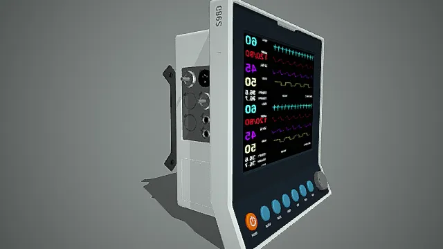 医用监护仪 简易模型