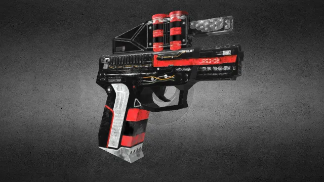 手枪 枪械 枪械模型 pbr模型 游戏模型 