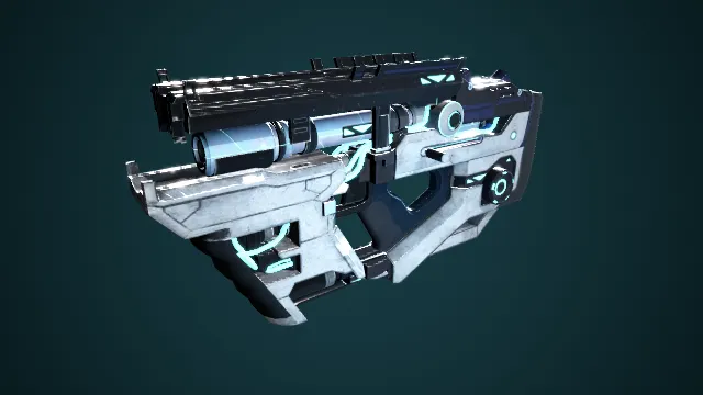 电磁手枪 武器 枪械 pbr模型