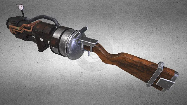 喷火枪 枪械 武器模型 pbr模型 游戏模型