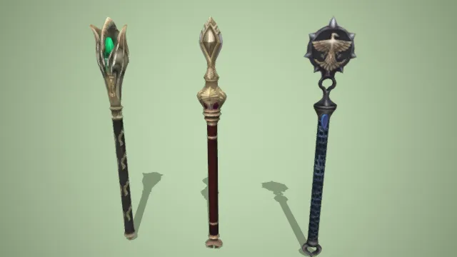 权杖 武器 道具 法杖 魔法工具 游戏装备店