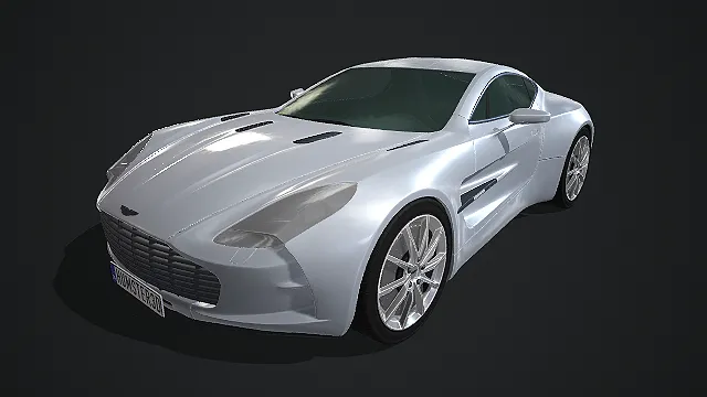 阿斯顿·马丁One-77 英国超级限量版跑车 3d模型