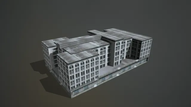 大型公寓楼 西方建筑 现代楼房 年代建筑