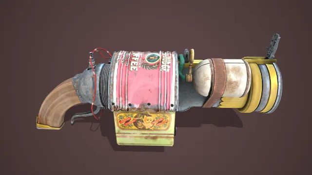 手枪 枪械 武器模型 pbr模型 游戏模型 