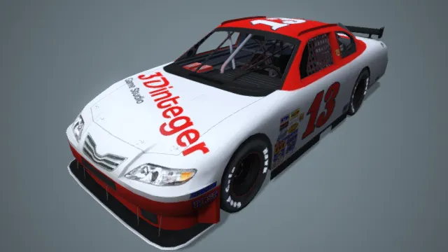 赛车 跑车 红白色汽车 轿车 比赛车辆