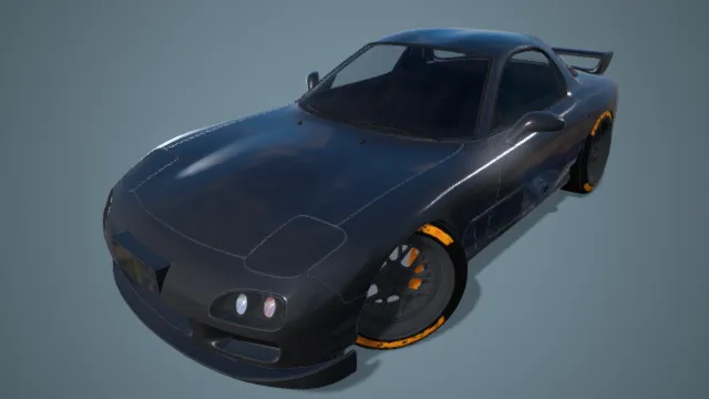 赛车 跑车 黑色汽车 轿车