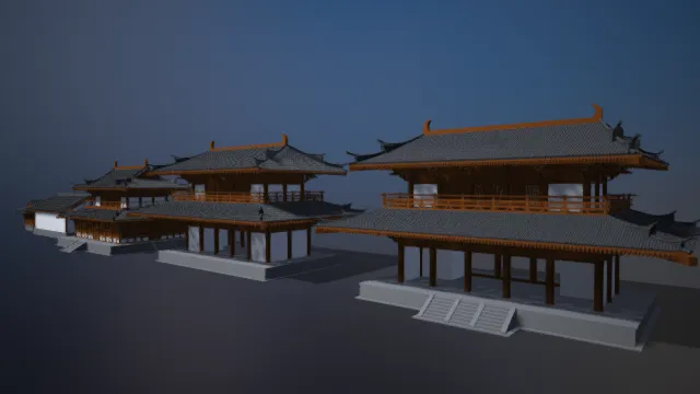 传统建筑 历史建筑 木头房子 幕府时代 日本寺庙