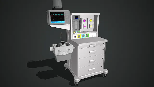 医疗设备 麻醉剂设备3D模型