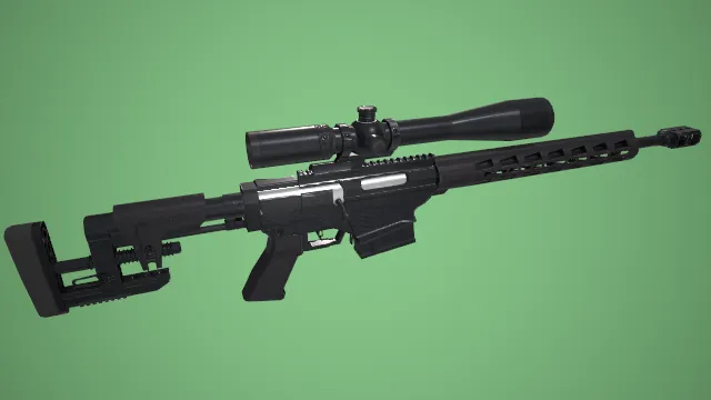 步枪 武器模型 pbr模型 游戏模型