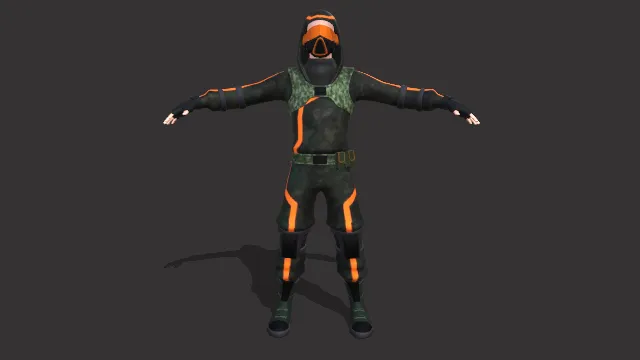 戴帽子武装人员男人防弹衣战士