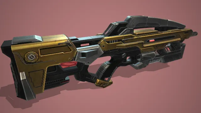 冲锋枪 枪械 武器模型 pbr模型 游戏模型  