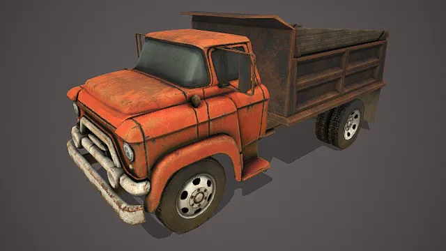 1957 GMC 自卸卡车3D模型