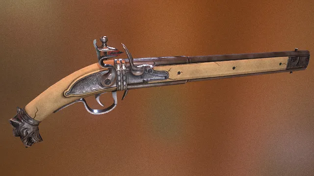 霰弹枪 枪械 武器模型 pbr模型 游戏模型